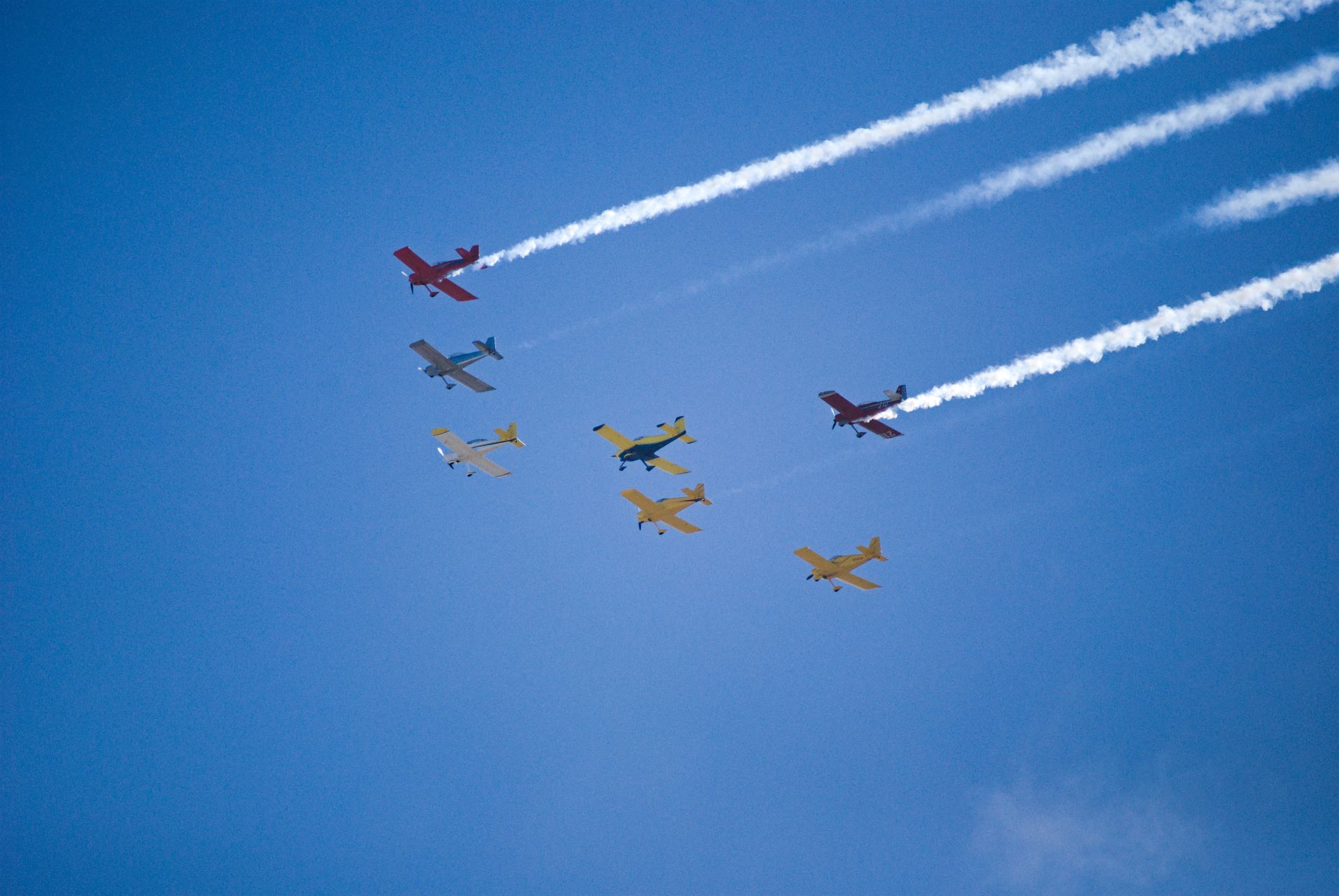 Planes in formation